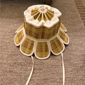 Lorna Murray Elegant Cream and Brown Women's Hat